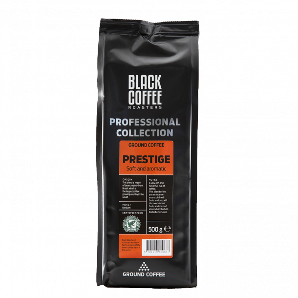 Black Coffee Roasters Prestige 8 kg. Rainforest Formalet Malet kaffe nicecoffee